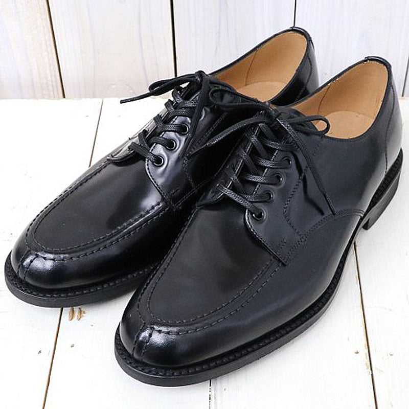 SANDERS『Military Apron Derby Shoe』(Black)