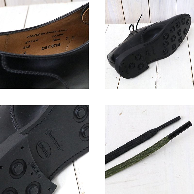 SANDERS『Military Apron Derby Shoe』(Black)