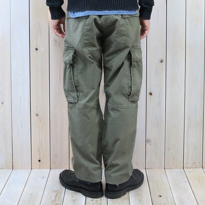 Double RL : COTTON SURPLUS CARGO PANT (DARK OLIVE)