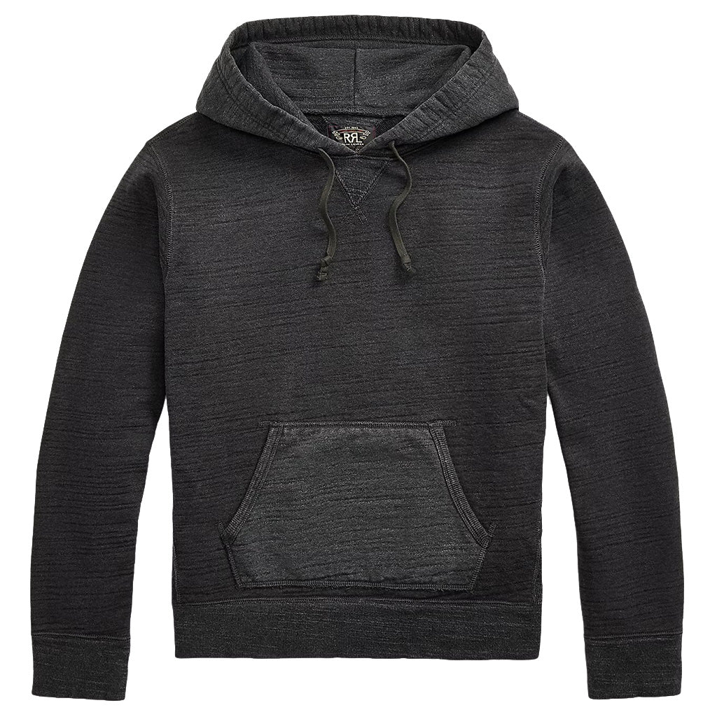 RRL DOUBLE RL ロゴ スリーフフーディ パーカー Double RL : FRENCH TERRY HOODIE (CHARCOAL) – Reggieshop