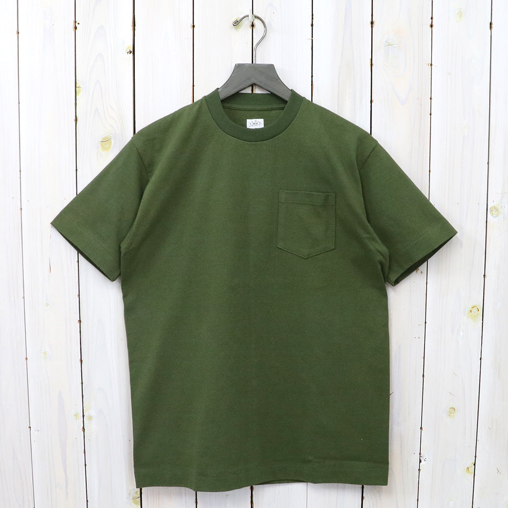 ANATOMICA『POCKET TEE』(PINE GREEN)