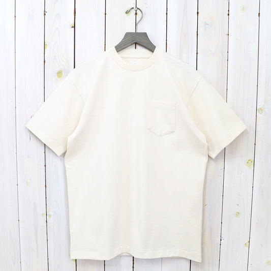 ANATOMICA『POCKET TEE』(NATURAL)