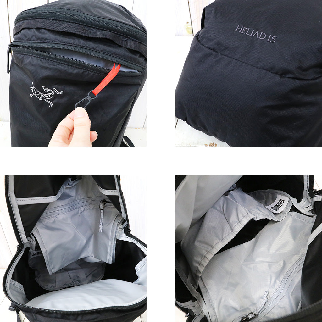 ARC'TERYX : Heliad 15L Backpack (Black)