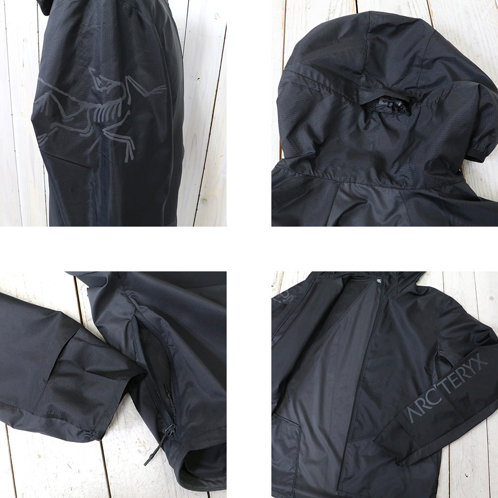 ARC'TERYX : Norvan Windshell Hoody (Black/Graphite)
