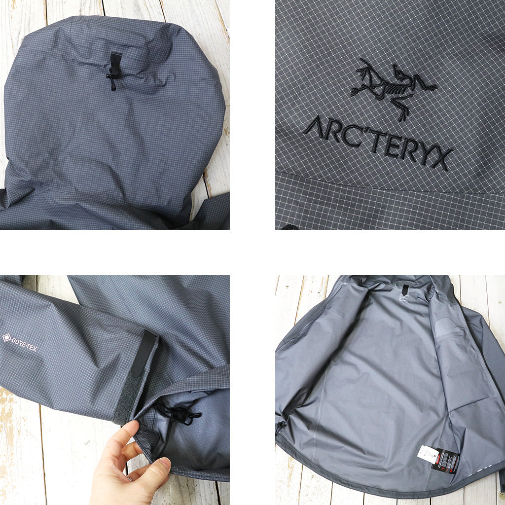 ARC'TERYX : Alpha Lightweight Jacket (Dk Grey/Black)
