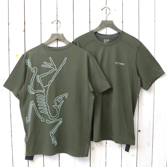 ARC'TERYX : Cormac Arc’Bird Logo SS (Tatsu Heather/Stone Green)