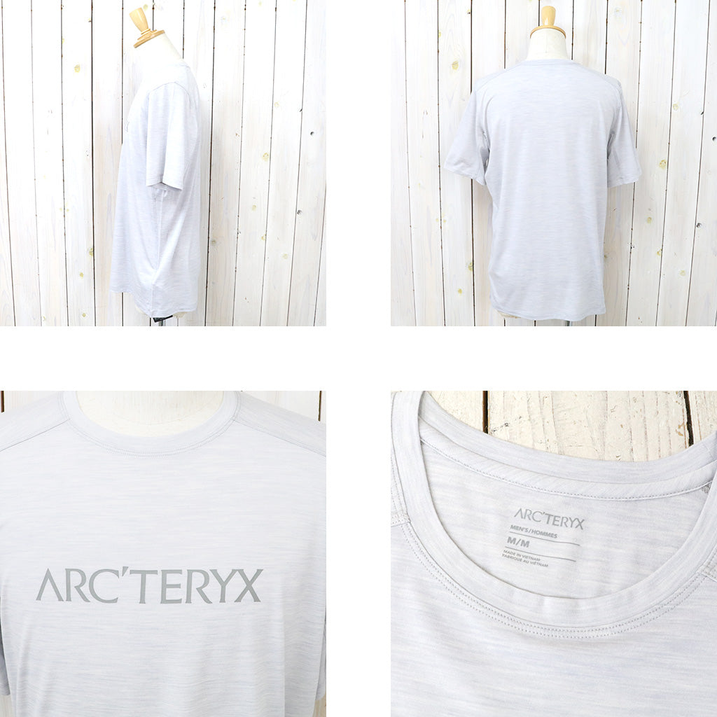 ARC'TERYX : Ionia Merino Wool Arc’Word Logo SS (Solitude Heather/Void)