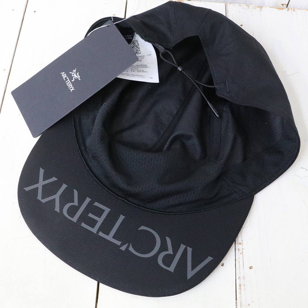 ARC'TERYX : Aerios 5 Panel Cap (Black/Arctic Silk)