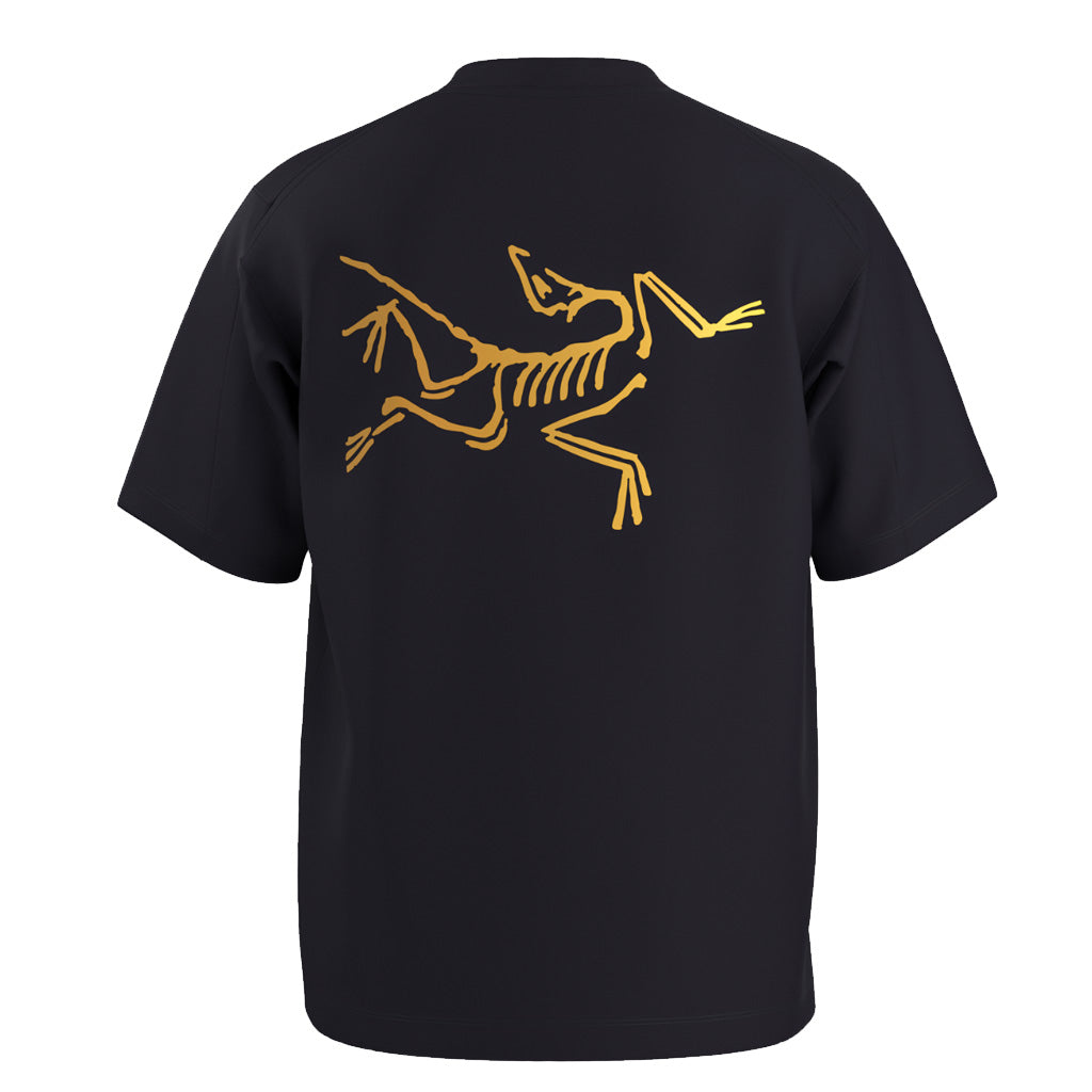 ARC'TERYX : Kragg Cotton Logo SS (24K Black)