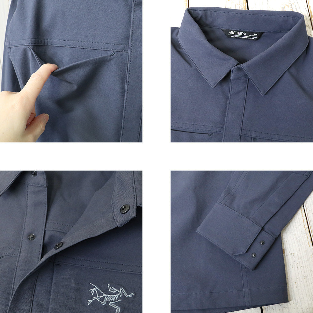ARC'TERYX : Cronin Cotton Overshirt (Dk Stratus)