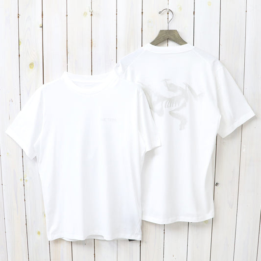 ARC'TERYX : Kragg SL Cotton Blurred Bird SS (White Light/Atmos)