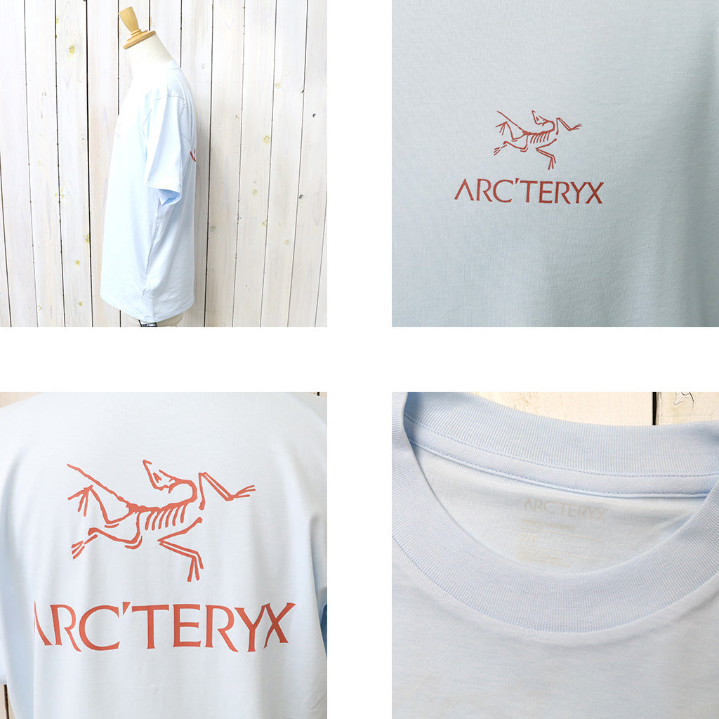 ARC'TERYX : Kragg SL Cotton Bird Word SS (Alpine Blue/Stone Red)