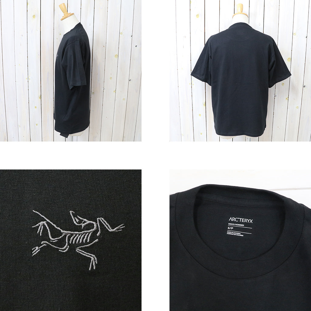 ARC'TERYX : Kragg Cotton Emblem Crew SS (Black)