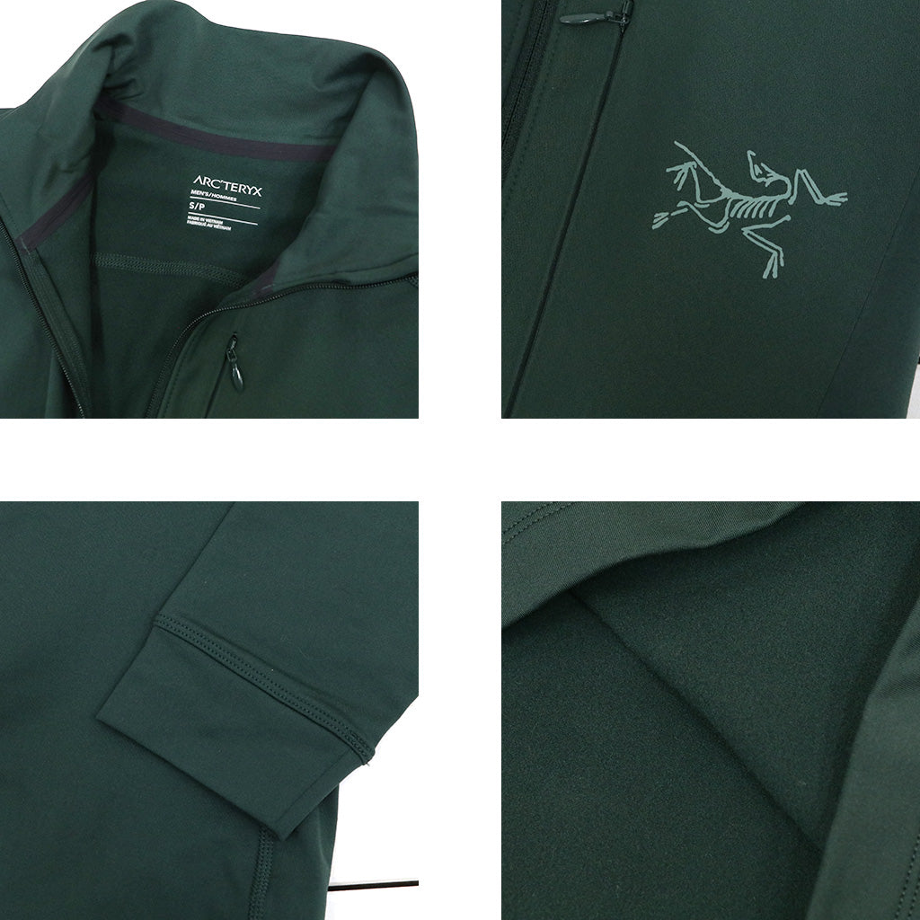 ARC'TERYX : Rho LT Zip Neck (Dark Jade)