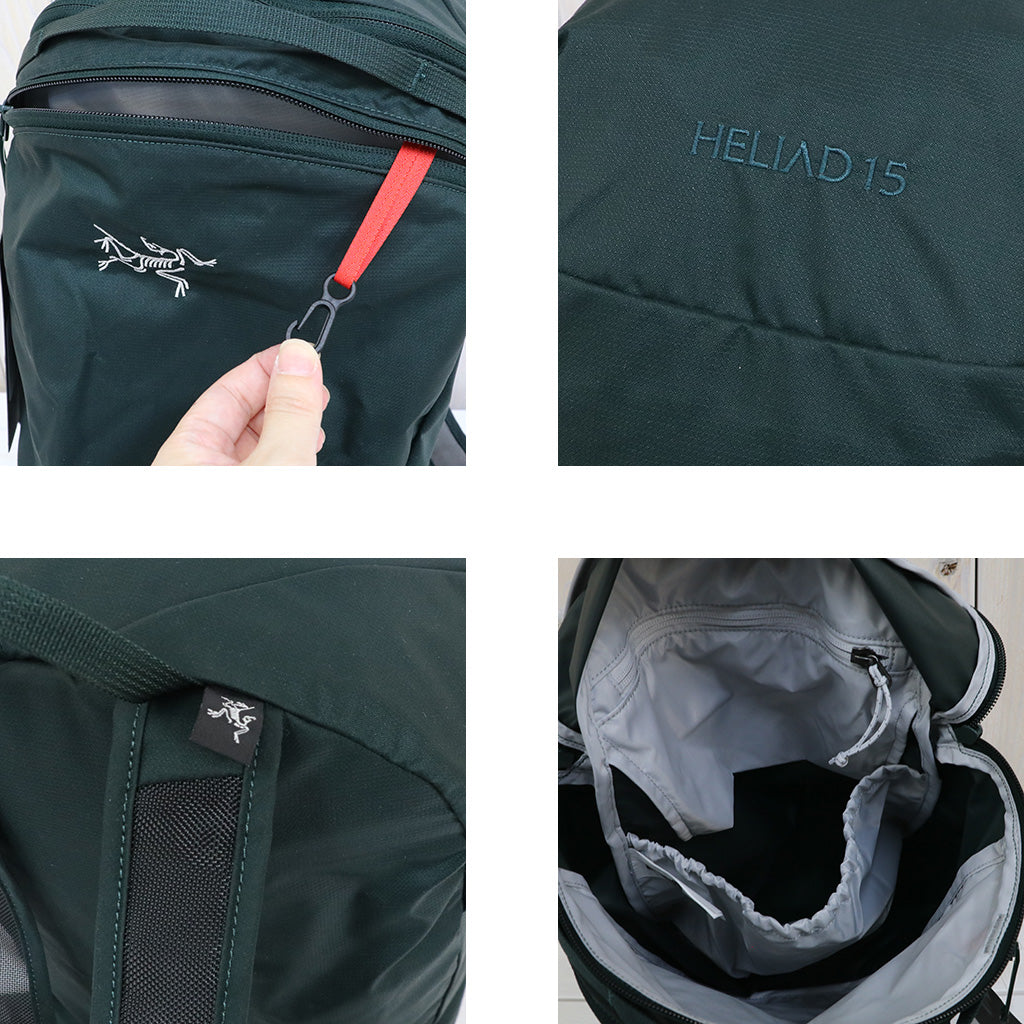ARC'TERYX : Heliad 15L Backpack (Dark Jade)