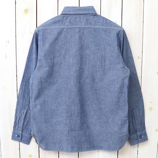 BUZZ RICKSON’S : BLUE CHAMBRAY WORK SHIRT (BLUE)