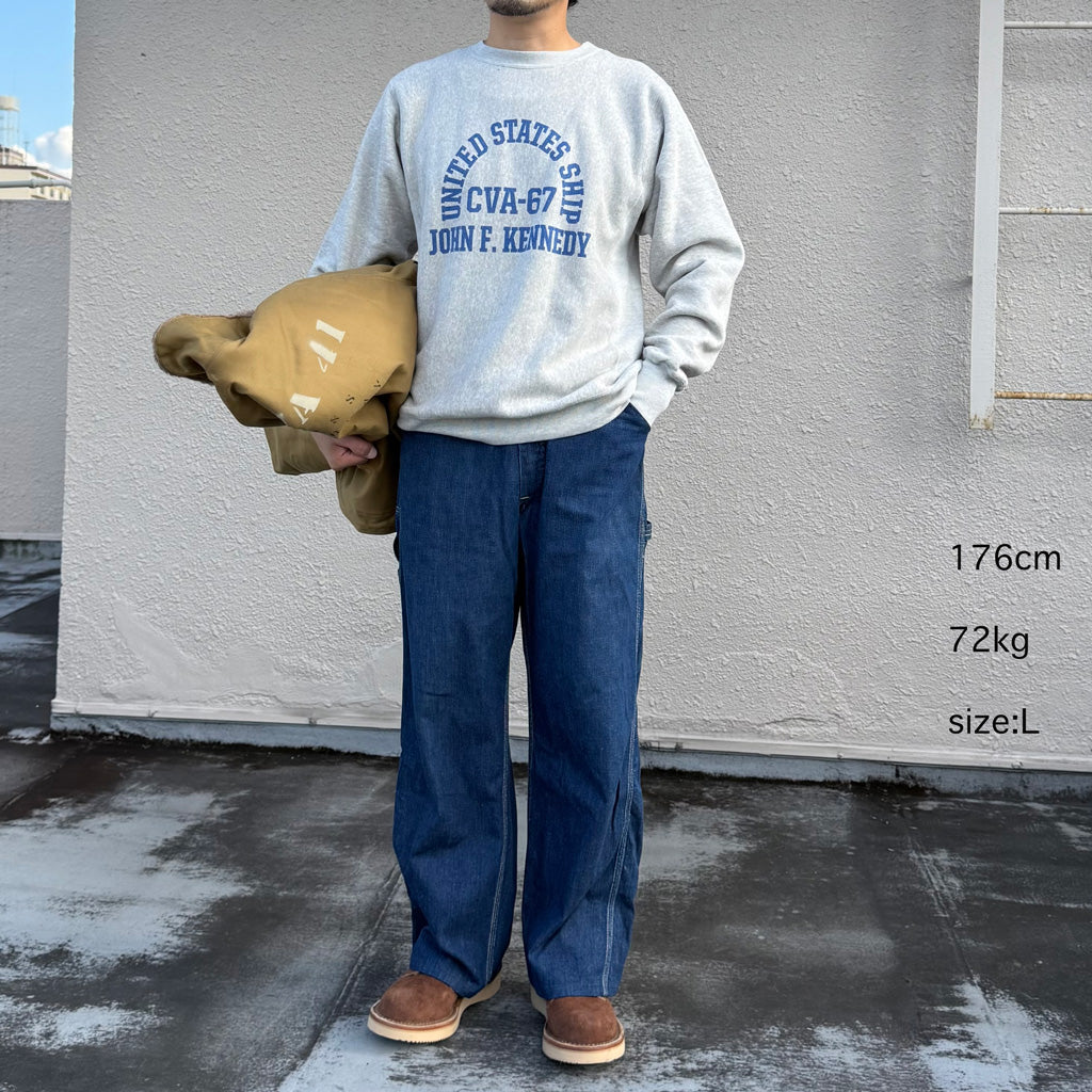 BUZZ RICKSON’S : HORIZONTAL KNITTING SWEAT SHIRT CVA-67 J.F.KENNEDY