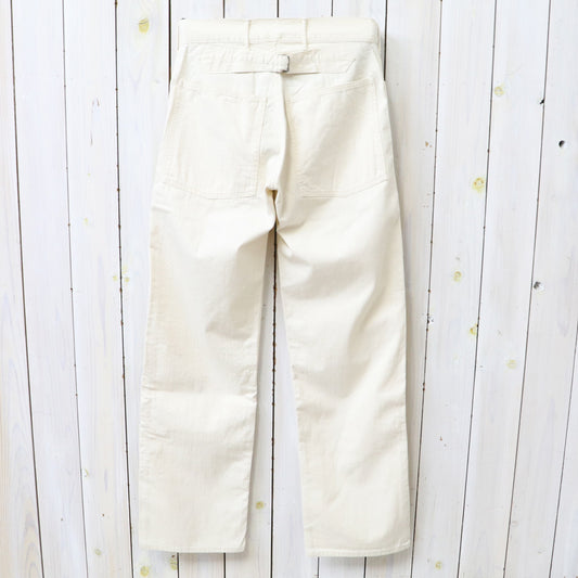 BUZZ RICKSON’S : TROUSERS,WORKING,WHITE TWILL