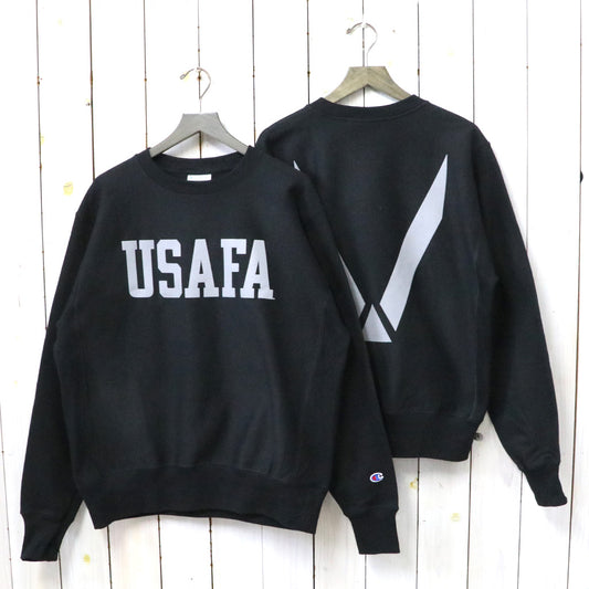 Champion『USAFA CHAMPION REVERSE WEAVE CREWNECK』(BLACK)