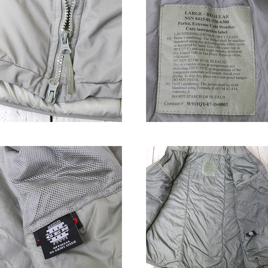 MILITARY USED : ECWCS GEN3 LEVEL7 PRIMALOFT (Large-Reglar/C)