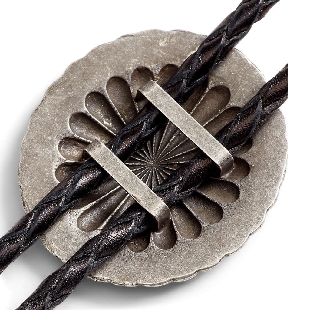 Double RL『BRAIDED LEATHER BOLO TIE』