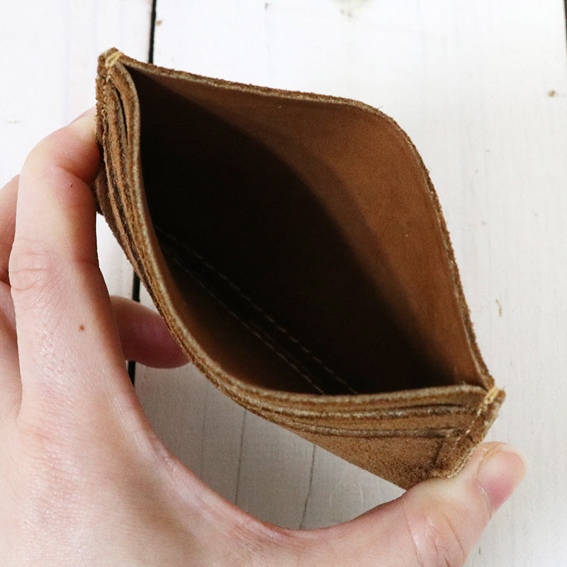 Double RL『ROUGHOUT SUEDE CARD HOLDER』
