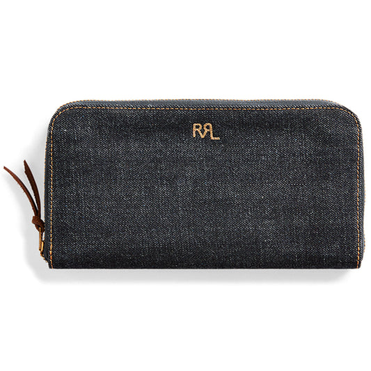 Double RL : INDIGO DENIM TRAVEL WALLET