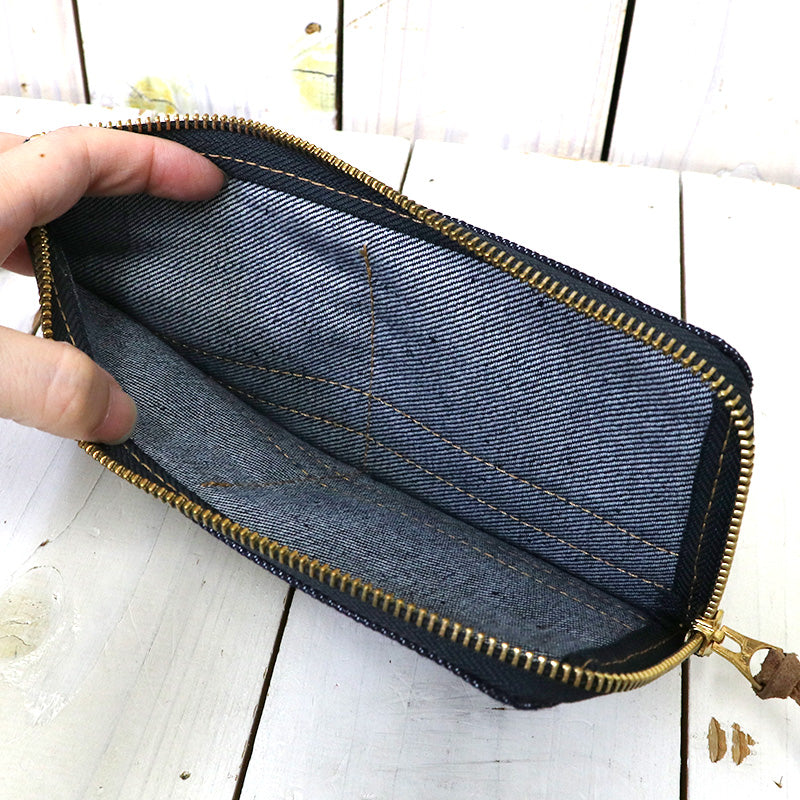 Double RL : INDIGO DENIM TRAVEL WALLET