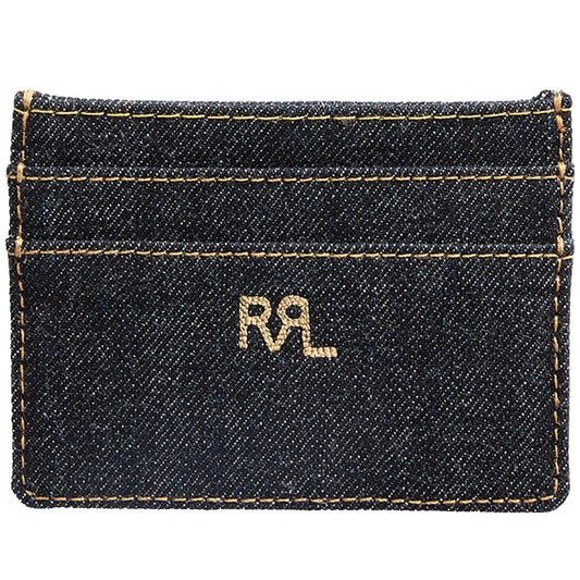 Double RL : INDIGO DENIM CARD HOLDER