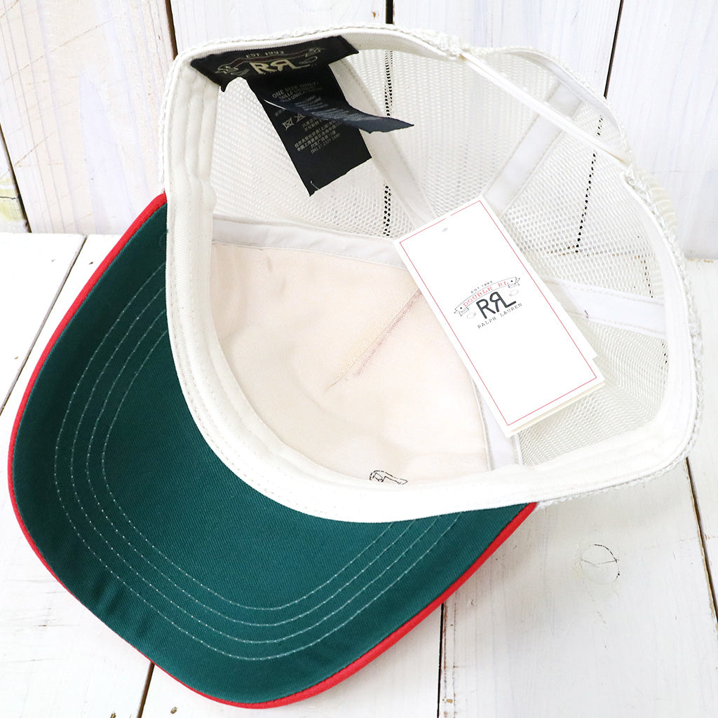 Double RL『LOGO-PATCH FOAM TRUCKER CAP』(RED)