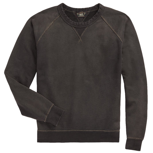 Double RL : FRENCH TERRY CREWNECK (BLACK)