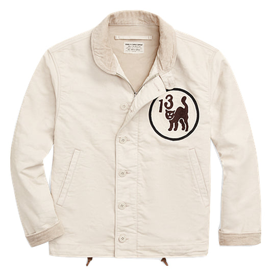 Double RL『HAND-EMBROIDERED COTTON DECK JACKET』(NATURAL)