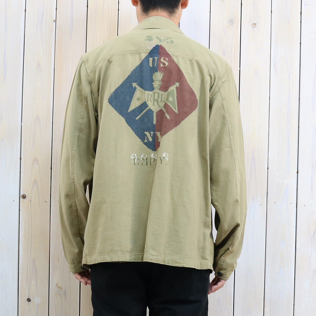 【SALE50%OFF】Double RL『DOBBY GRAPHIC OVERSHIRT』