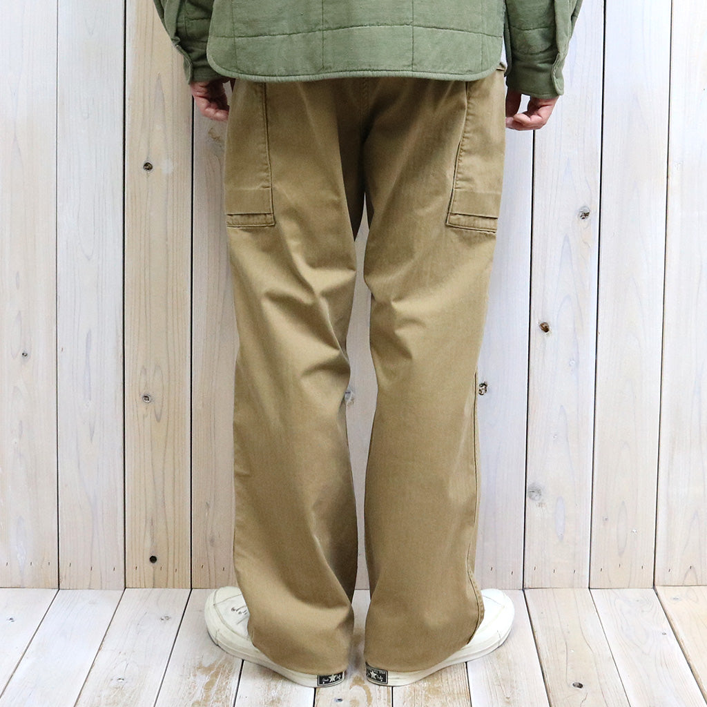 Double RL : HERRINGBONE TWILL CARGO PANT (KHAKI)
