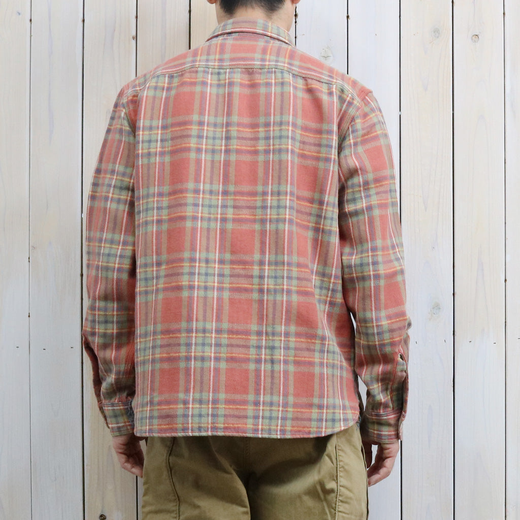 【SALE30%OFF】Double RL : PLAID TWILL WORKSHIRT (RED/BLUE/GREEN)