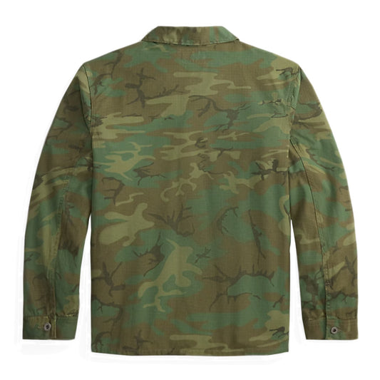 Double RL : CAMO RIPSTOP OVERSHIRT