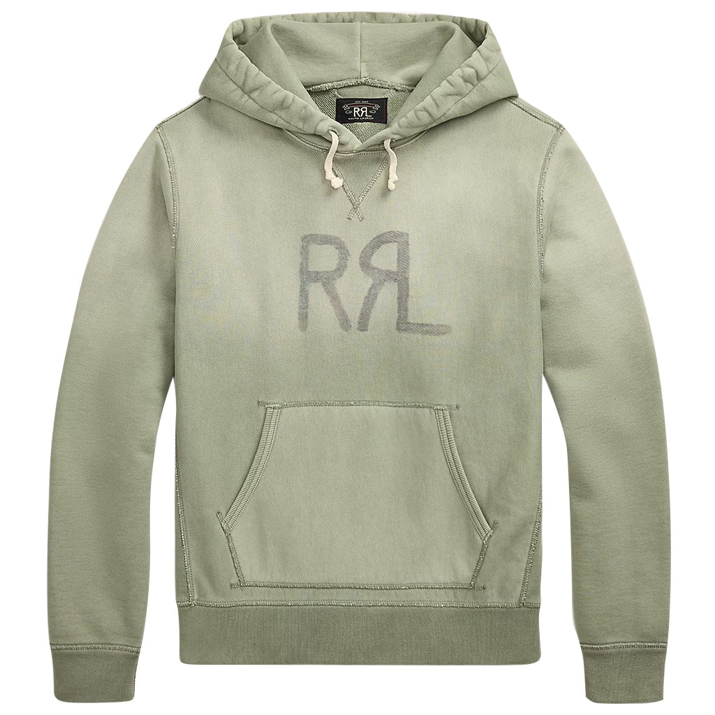 RRL DOUBLE RL ロゴ スリーフフーディ パーカー Double RL (ダブル アール エル) : Double RL RANCH LOGO HOODIE