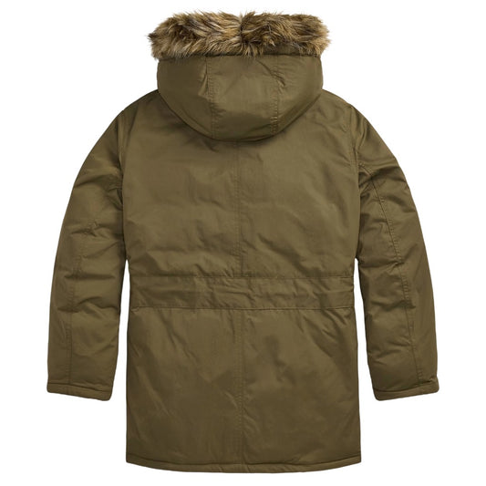 Double RL : FAKE FUR TRIM TRIM PARKA (VINTAGE OLIVE)