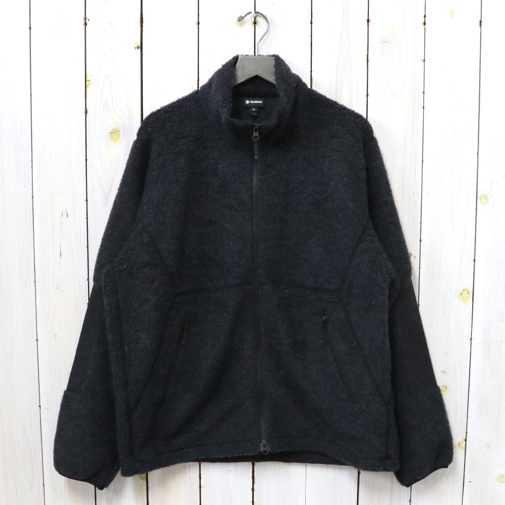 GOLD BOUCLE 安し WOOL KNIT ZIP JACKET