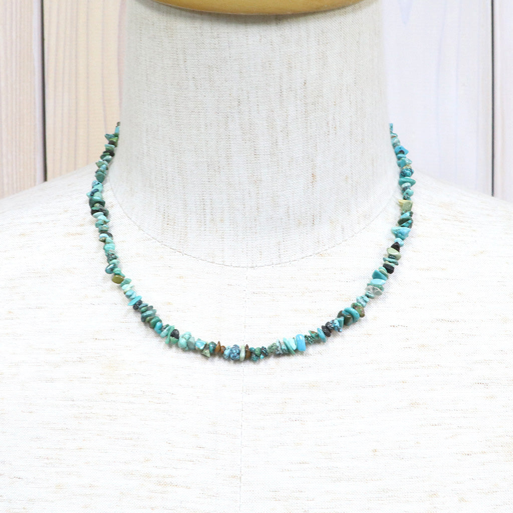 Indian Jewelry : Navajo Artisan Turquoise Necklace