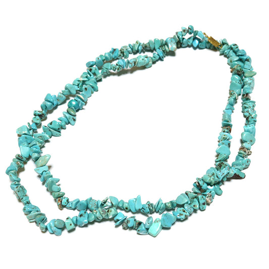 Indian Jewelry : Navajo 1970’s Turquoise Necklace