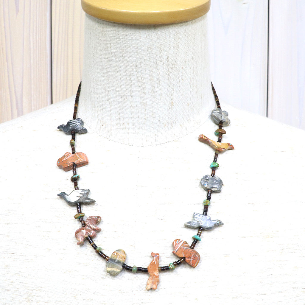 Indian Jewelry : Navajo Valarie Johnson Necklace(C)