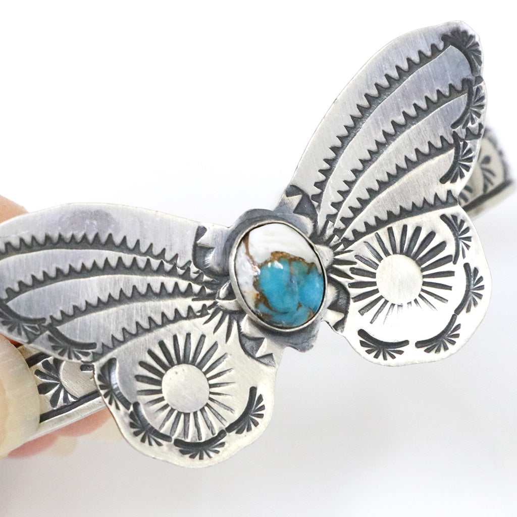 Indian Jewelry『Navajo Rick Enriquez Butterfly Bangle』