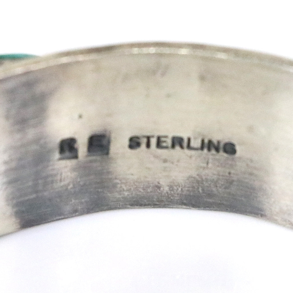 Indian Jewelry : Navajo Rick Enriquez Turquoise Bangle