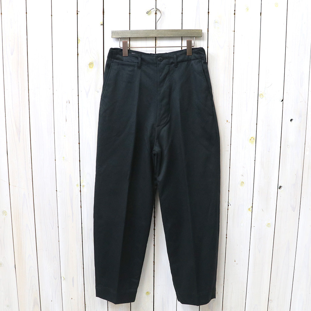 Kaptain Sunshine : Cotton Drill Wide Military Khakis (BLACK