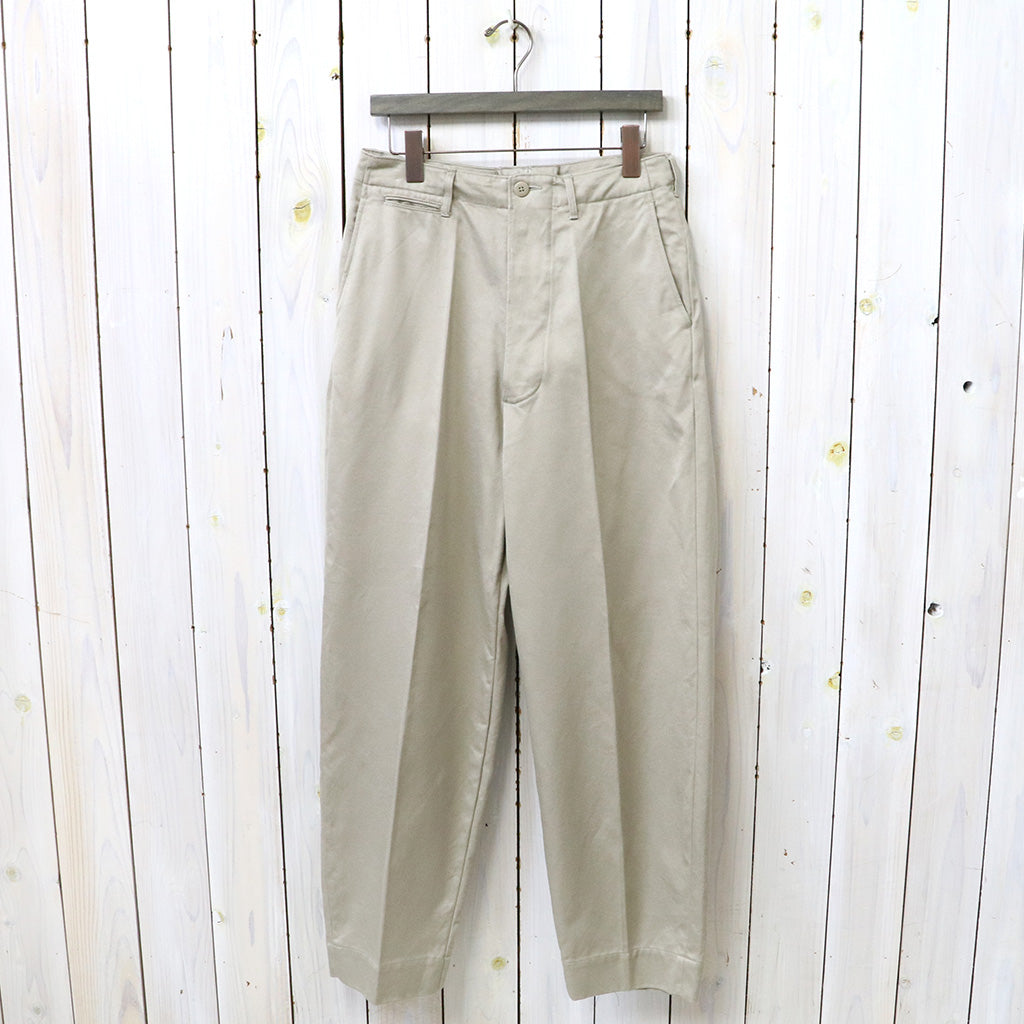 Kaptain Sunshine : Cotton Drill Wide Military Khakis (KHAKI