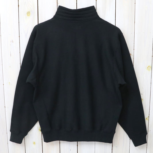 Kaptain Sunshine : Suvin Sweat Halfzip P/O (BLACK)