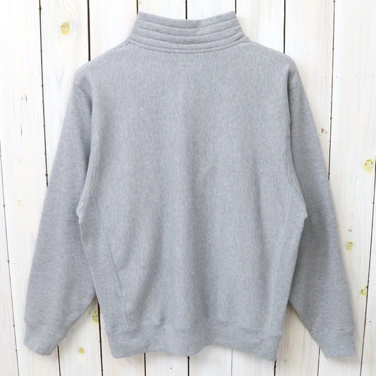 Kaptain Sunshine : Suvin Sweat Halfzip P/O (FEATHER GREY)
