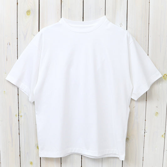 Kaptain Sunshine : Suvin Cotton Suede Tenjiku S/S Tee (WHITE)