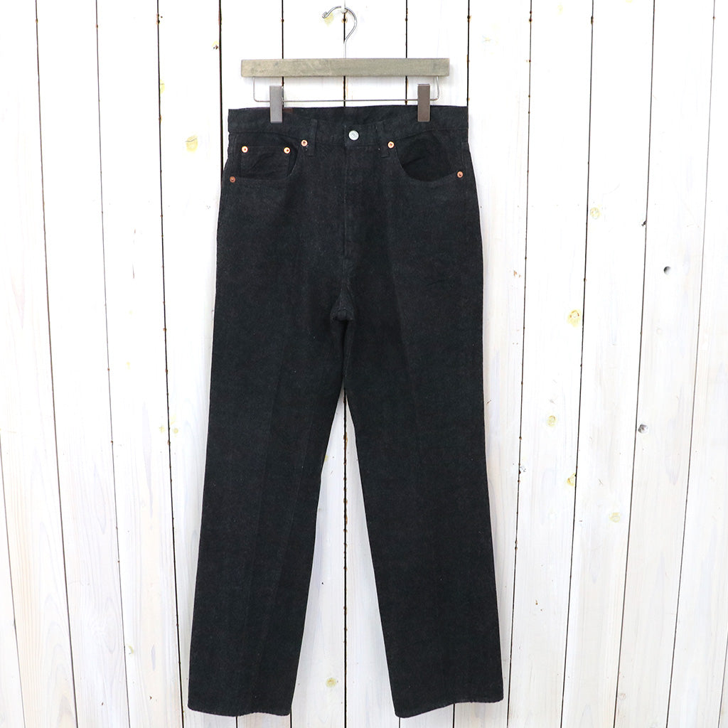 Kaptain Sunshine『Skate Shoecut Denim Pants』(BLACK ONE WASH)